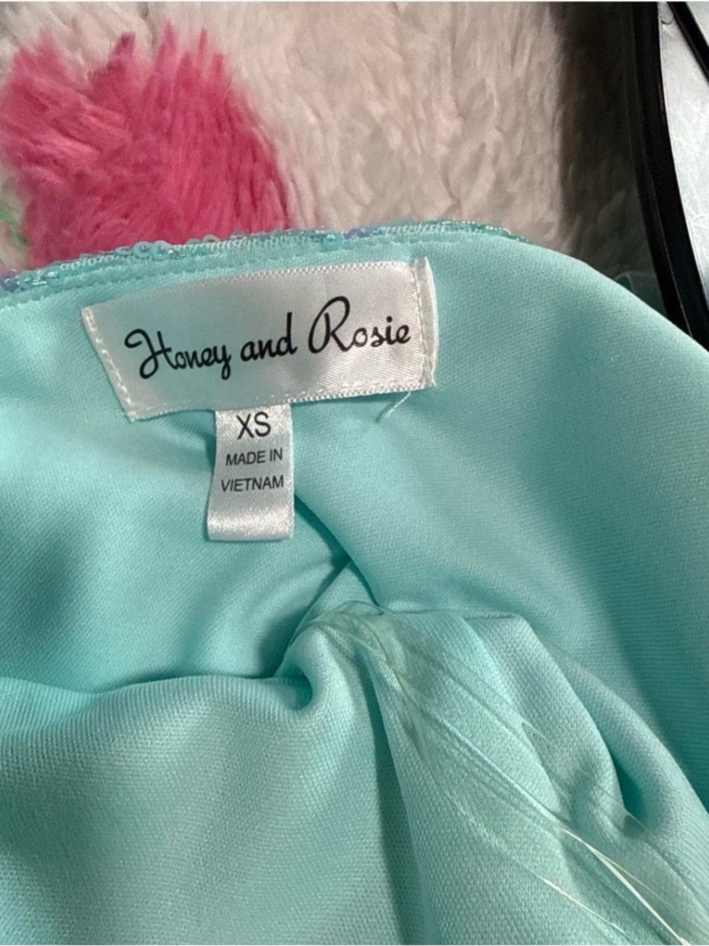 Honey and Rosie Aqua dress